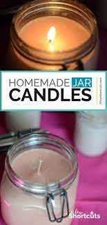 easy to make homemade jar candles a