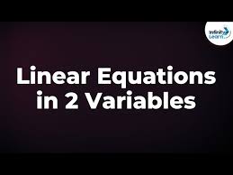 Linear Equations In 2 Variables