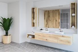 Oak Bathroom Vanity And Cabinets Try
