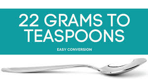 You still want to know how much sugar is in it, and you don't have all day. 21 Grams To Teaspoons Easy Conversion Plus Calculator