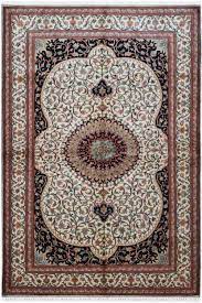 krishna chakra kashmiri silk carpet in