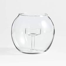 Alina Small Clear Glass Tealight Candle