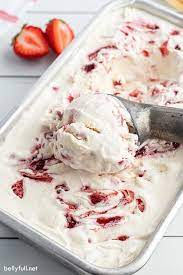 strawberry ice cream no churn belly
