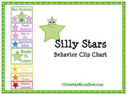 Silly Stars Behavior Clip Chart
