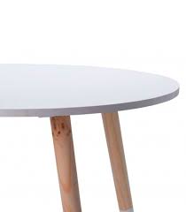 Child Round Table White And Wood