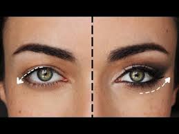 age eye makeup with drooping eyelids