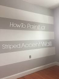 How To Paint A Striped Accent Wall