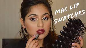 26 mac lipstick lip swatches mac nc40