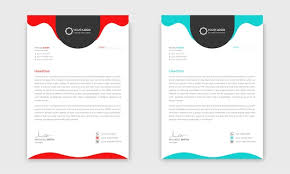 professional letterhead template design
