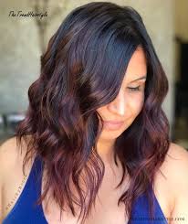 Long black & brown hairstyles & haircuts with highlights. Black Hair With Brown And Burgundy Highlights 50 Shades Of Burgundy Hair Color Dark Maroon Red Wine Red Violet The Trending Hairstyle Page 22