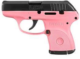 ruger lcp pink black 380 acp pistol