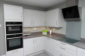 Looking for kitchen worktop ideas? Light Grey Matt Shaker Door With A Light Grey Quartz Worktop Bluewater Bathrooms Kitchens
