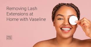 remove eyelash extensions with vaseline