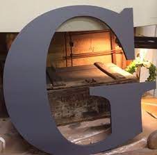 Wooden Letter G For Gallery Wall Extra Large Alphabet Wood Letters 36 Inch Design Decor Guestbook Wall Hanging Sweetheart Table