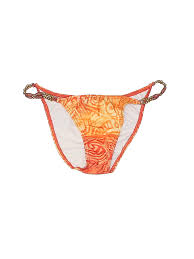 Details About Sauvage Women Orange Swimsuit Bottoms Sm