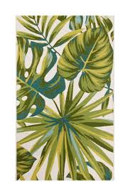 Gardens Palm Leaf Green Woven Outdoor