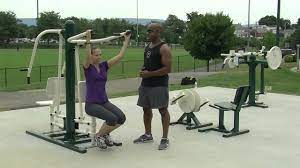 outdoor fitness equipment workout