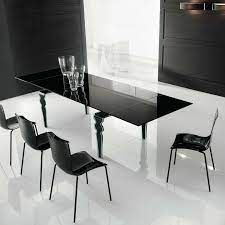 All Glass Contemporary Dining Table