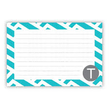 Grasshopper Personalized Double Sided Recipe Cards Set Of 24