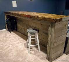 Man Cave Wood Pallet Bar Step By Step