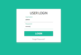 responsive login page using html