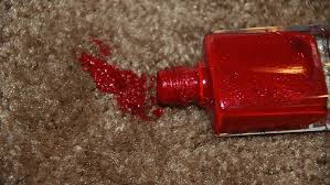 how to get nail polish out of carpets