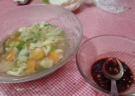 Sop konro pada umumnya disajikan/dimakan bersama nasi putih dan sambal. Cara Menyiapkan Sop Sayur Sambal Kecap Paling Enak Resep Masakanku