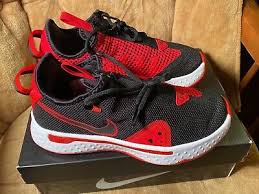 I grew up loving shoes and i loved being a part of the campaign, said george. Nike Paul George Red Black White Pg 4 Tennis Shoes Men S Size 5 80 00 Picclick