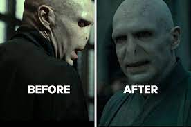 voldemort s robes fade in harry potter