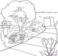 How To Draw A Garden Step 6 Nature