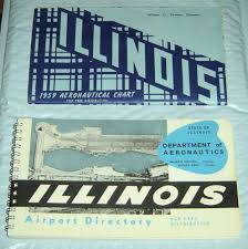 Sell Vintage 1960 Jeppesen Illinios Airport Directory 1959