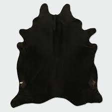 aberdeen black cowhide rug jamie