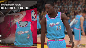Their sporty look aid in boosting up the confidence of the player. Miami Heat Vice City Blue Jersey Nba 2k19 At Moddingway