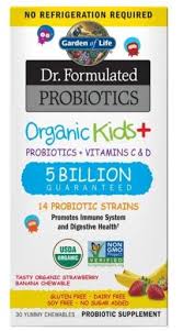 formulated probiotics organic kids