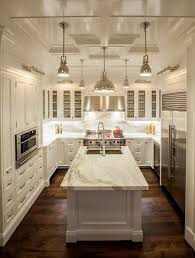 Coffered Kitchen Ceiling Transitional