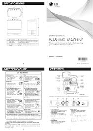 Can a washing machine still be used if the agitator is not working? Lg P0104ronl P700ron Owner S Manual Manualzz