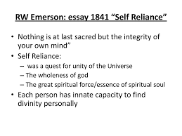 antebellum reform movements ppt rw emerson essay 1841 self reliance
