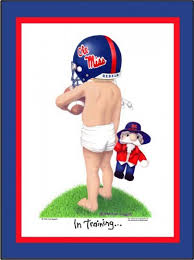 Mississippi Rebels Ole Miss Football In Training College Art Print