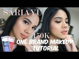 sariayu one brand makeup tutorial