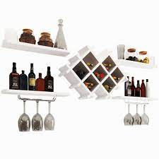 Wine Rack Bottle Glass Holder Bar