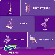 swiffer wetjet power spray mop starter