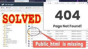 how to fix 404 page not found error on