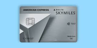 Plus, earn up to $50 back in statement credits for eligible purchases at us restaurants on your new card in your first 3 months.† $0 introductory annual fee for the first year, then $99† Delta Skymiles Platinum Amex Card Review Elevated Bonus Great Perks