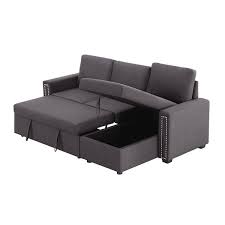 Sleeper Sofa Bed With Storage Chaise