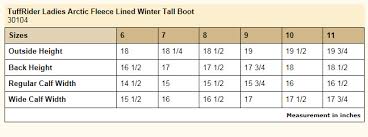 Tuffrider Ladies Arctic Fleece Lined Winter Tall Boots