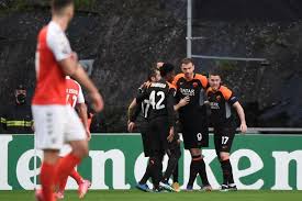Home uefa europa league roma vs sporting braga higlights 25 february 2021. Dzeko And Mayoral Launch Roma An Easy Win Over Sporting Braga Ruetir