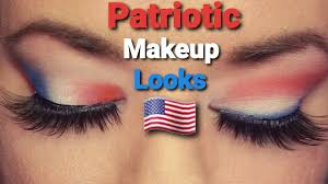 patriotic makeup looks red white and