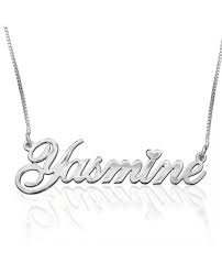 Practicing the letter j in cursive. Heart Accent Name Necklace Sterling Silver The Name Necklace