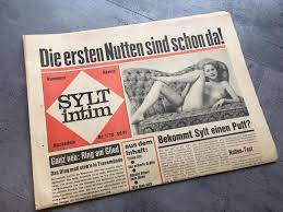 SYLT intim Nr.1/70 Rarität 30.04.1970 April - 12 Seiten - Nutten Puff Sex |  eBay