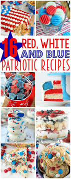Red, white and blue dipped rice krispie pops. 16 Red White And Blue Patriotic Recipes Mom On Timeout